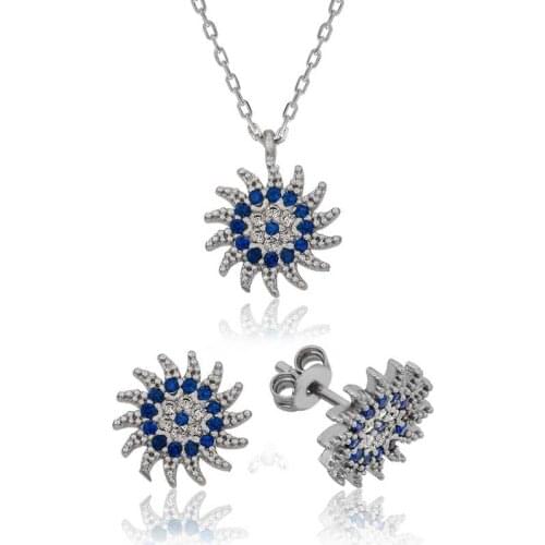 Silver Sunny Evil Eye Women 'S Set