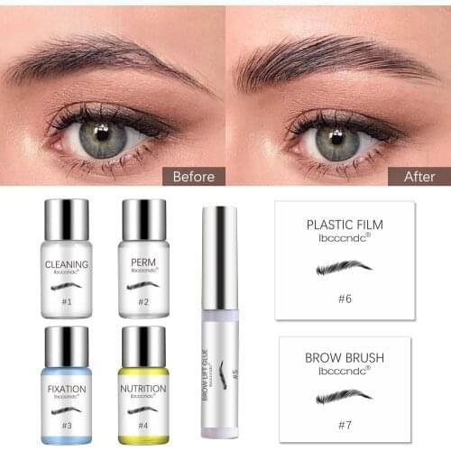 Keratin Brow Lamination Starter Kit Eyelash & Brow Lift Perming Pads Extension Kit Curling Eye lash Glue Wave Lotion Set
