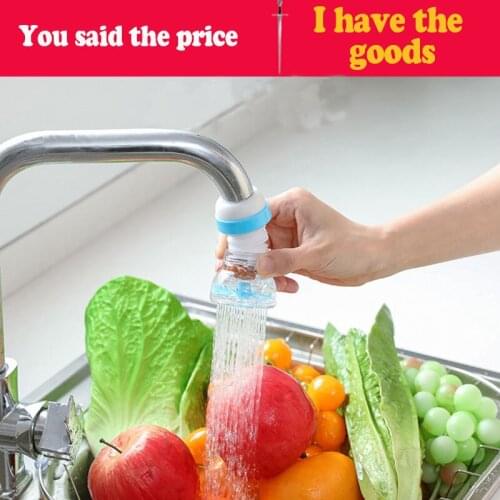 Extendable Filtering Shower Faucet Rotary Drainer for Household Kitchen Splash-proof Water Filtering Water Purifier