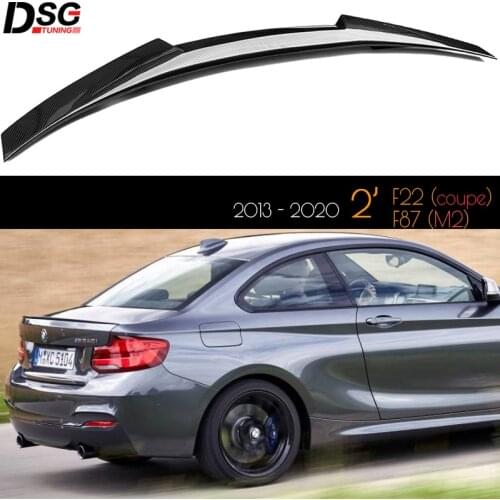 F22 2-Series Coupe Real Carbon Fiber Rear Trunk Spoiler for BMW M2 (Will not fit Convertible)