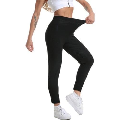 Lady Sports And Sweat Sweating Clothes Yoga Sauna Hiking Pants Fitness Body Nine Points Shaping Pants