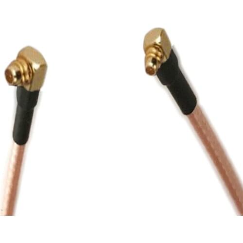 10pcs RG316 Cable Right Angle MMCX Male to MMCX RA male RF Extension coax Cable 10/15/20/30/50cm 1/2/3m