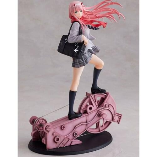 28cm Newest Ani plex+ 02 DARLING In The FRANXX Sexy Girl Anime PVC Action Figures Toys Anime Figure Toy Collection For Kids Gift