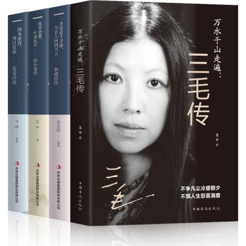 4 Books/Set Chinese Book Inspirational Adult Books Unique Life Novel Books Can Learn Chinese Writing libros