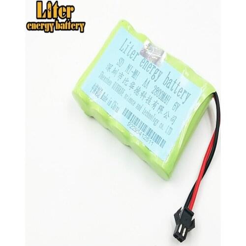 6v 2800mah AA NI-MH M Battery High capacity electric toy battery Remote car ship robot rechargeable