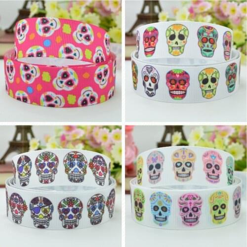 10 Yards 22mm 7/8" cute cartoon Printed grosgrain ribbon hair bow Headwear DIY hair accessories retail