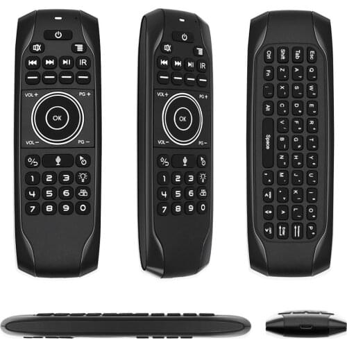 G7V PRO Russian Backlit with IR Learning Wireless Mini Keyboard Universal 2.4G Remote Control Fly Air Mouse for Android TV BOX
