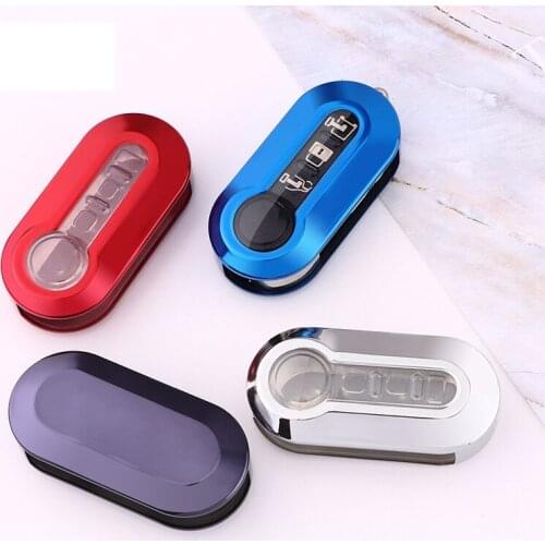Car Keyless Remote Key Fob Case Cover 3 Button Soft TPU for Fiat 500 Key Case Fob Protection Shell Car Styling