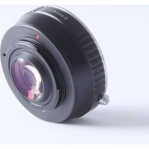 Focal Reducer Speed Booster Turbo adapter ring for leica R LR Lens to m4/3 mount GF6 E-PL6 GX1 GX7 EM5 EM1 E-PL5 BMPCC camera