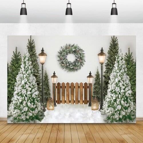 Merry Christmas Photo Backdrop Baby Shower Child Portrait Photocall Poster Family Interior Photography Background Photo Studio