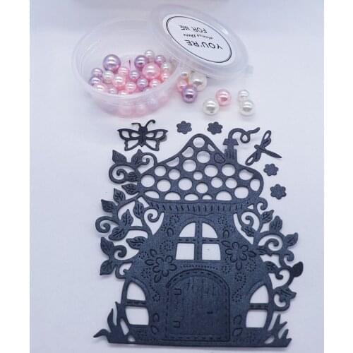 Mushroom House Metal Cut Die Cutting Dies Scrapbooking Photo Album Card Making Mold Diy Craft Stamps and Dies Embossing Stencil