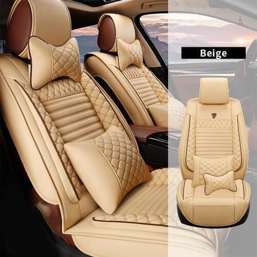 Custom PU Leather Car Front Seat For Toyota Tacoma/Supra/Sai/Wish/Prius Alpha/Prius C-aqua Auto Seat Cushions Protector