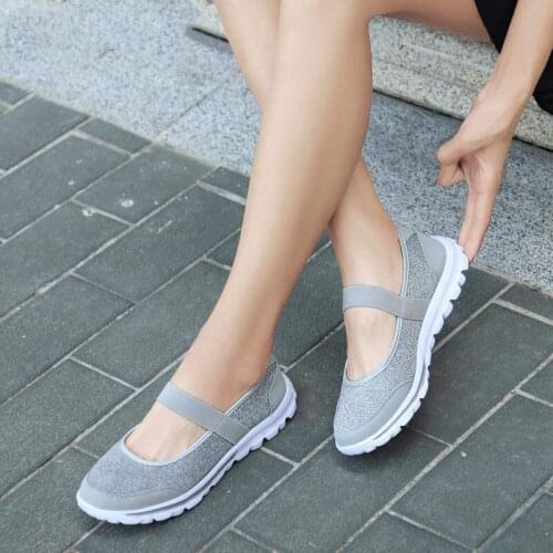 Spring Summer Women Sneakers Casual Shoes Female Loafers Slip On Breathable Trainers Women Flats Shoes Tenis Feminino XKD7065