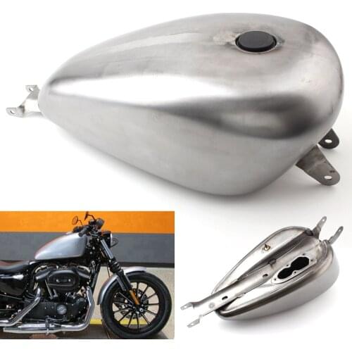 Motorcycle Fuel Tank Custom 3.3 GAL EFI Oil Gas Tank For Harley Davidson Sportster XL883 XL1200 Forty-eight 2004-Up
