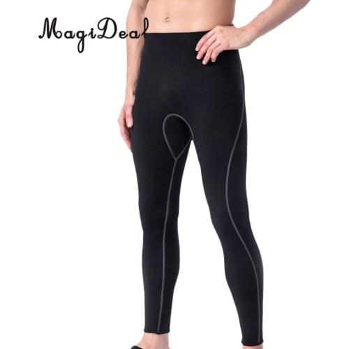 MagiDeal Soft Men Wetsuit Pants 3mm Neoprene Warm Scuba Snorkel Surfing Diving Trouser XL/L/M/S for Swimming Snorkeling Surfing