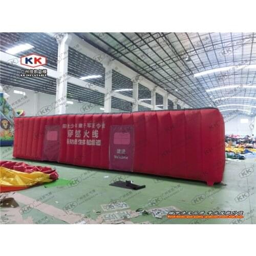 Guangzhou Oxford Inflatable Tunnel Tent Simulated Smoke House Military Tent for fire safety drill