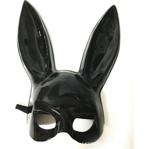 New Halloween Laides Bunny Mask Party Bar Nightclub Costume Rabbit Ears Mask