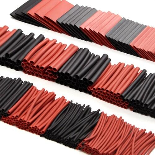 New high-quality 428pcs red and black polyolefin H-type shrink cable casing