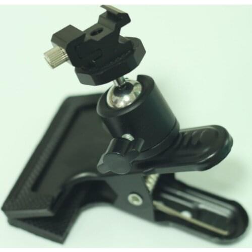 One set OEC Clamp with Ball Head + Adjustable Shoe for Speedlight Flash camera