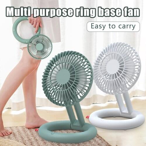 Small O Summer Portable Detachable Storage Ring Folding Table Fan Usb Gadgets Battery Fan Portable Fan Usb Fan
