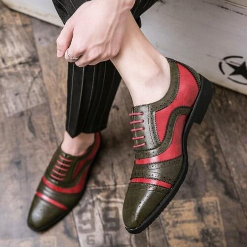 Stylish Shoes For Men Italian Fashion Men Black Shoes Casual Leather Brand For 2020 Mens Male Mens Brown Old Skool