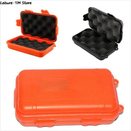 Outdoor Shockproof Waterproof Airtight Survival Storage Case Container Carry Box 12cm*8cm*4cm