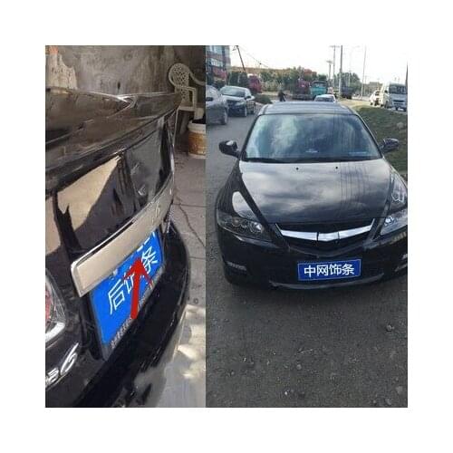 For Mazda 6 2012-2015 High-quality ABS Chrome trunk decoration strip front trim anti-scratch protection Car styling