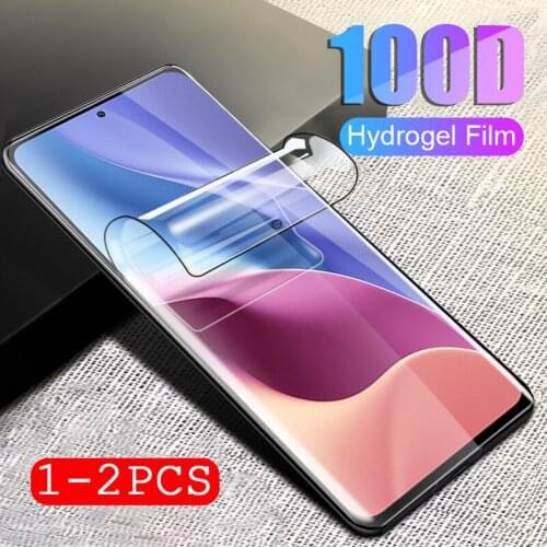 100D protectived film for xiaomi mi 11 soft hydrogel screen protector for xiaomi mi 10t pro xiomi 10t film Not Glass 1-2pcs