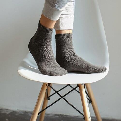 Winter Men Thick Socks Warm Wool Chaussette Homme Solid Color Socks Calcetines Gifts For Men Moda Masculina Skarpetki Meias Sox
