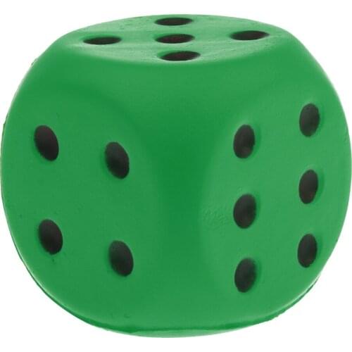 6cm Dice Toy Bar Decor Decoration Sponge Dice Six Sided Spot Dice Kid Toy
