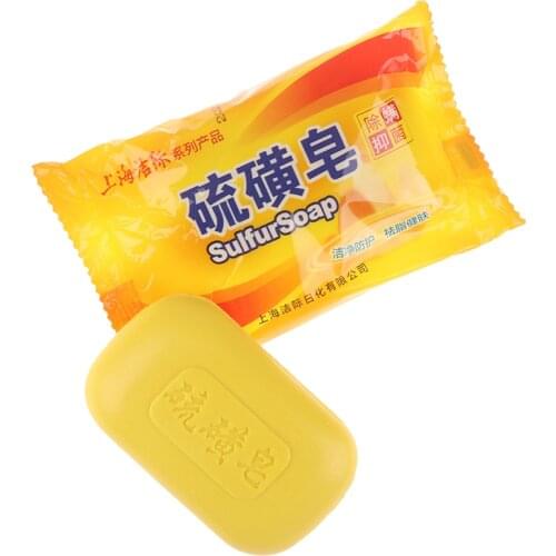 85g facial cream traditional Chinese skin care products Shanghai Sulphur soap mild clean moist skin whitening soap