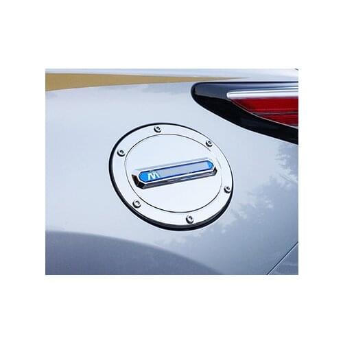 Car styling ABS Chrome Fuel Tank Cover For Nissan Murano 2015 2016 Gas Tank Cap Fuel Cap Cover Trim Exterior Car Accessories