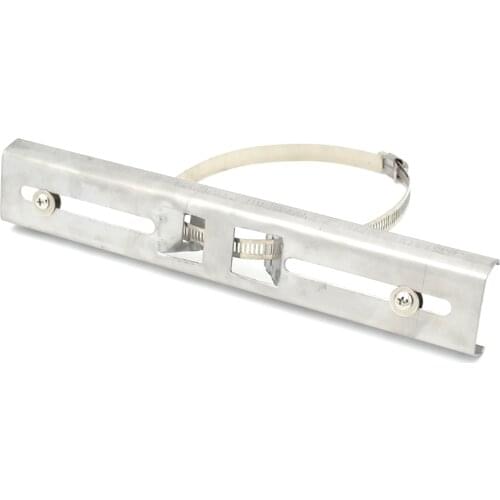 Stainless Steel Waterproof Distribution Box Plate with Hoop Bracket Outdoor Power Storage Pole Bar Cross Arm 25CM 30CM 40CM