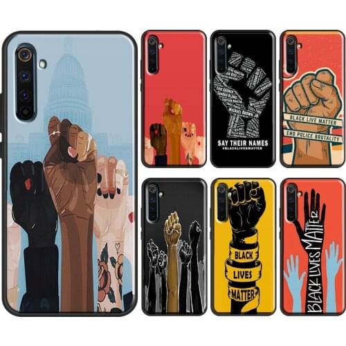 Black lives matter Fashion Case For OnePlus 9 8 7 Pro Nord 7T 8T Coque For OPPO Realme 8 Pro 6 Pro 7 Pro Q3 C3 C11 GT