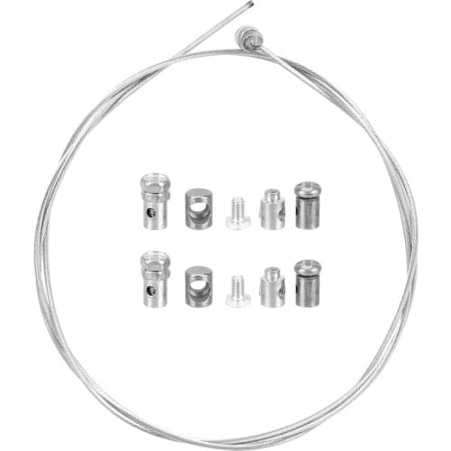 FORAUTO Motorcycle Emergency Throttle Cable Repair Kit Steel Wire Universal Moto Accessories