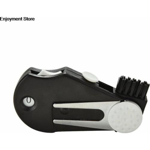 Hot Sale Pitch Brush Mark Green Divot Tool Golf Golfer Kit 5 In 1 Golf Multi-Function Portable Golf Repair Tool