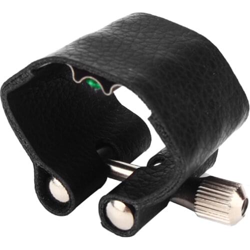 Leather w/Reed Ligature for Eb Saxophone Mouthpiece