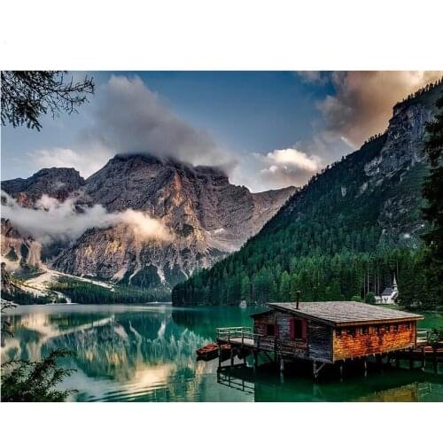 Landscape full square Diamond Painting,Mountain Scenery Embroidery,Cross Stitch,Mosaic,Needlework,puzzle home decoration G721