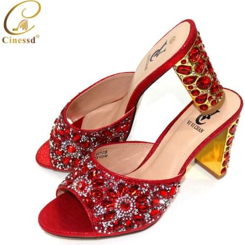 The latest design of high-quality party Italian designer with ladies single shoes, Italian ladies African wedding shoes