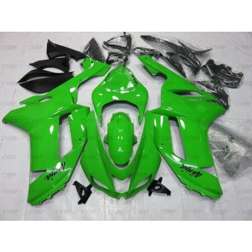 For Kawasaki Zx6r 2007 - 2008 Fairing Kits for Kawasaki Zx6r 2007 Full Body Kits 636 Zx-6r 08 Yellow Black Fairing Kits