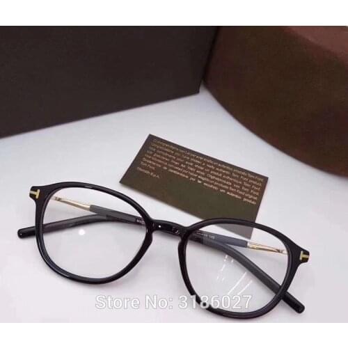Retro round eyeglasses Women Men Prescription Optical Brand tom 5397 Frame man Gafas Eyeglasses Eyewear lentes eye glasses oculo
