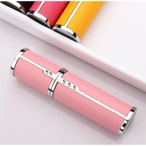 5ml Repeat filling portable refillable perfume mini Empty spray bottle with fragrance pump and atomizer bottle for travel