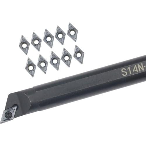 1PC S08K-SDXCR07 S16Q-SDXCR07 S25S-SDXCR11 Internal Turning Tool Holder DCMT Carbide Inserts Lathe Bar CNC Cutting Tools Set