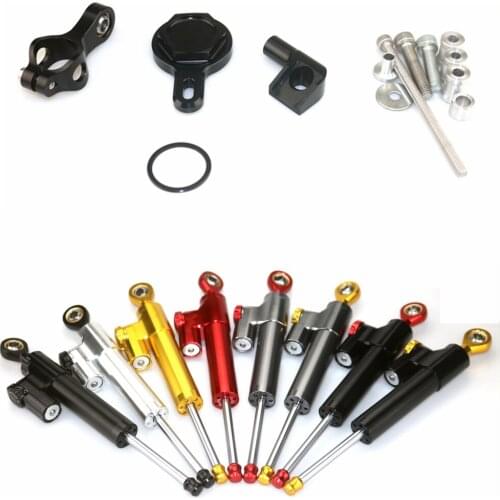 Motorcycle cnc Universal Stabilizer Damper Complete Steering Mounting Bracket For YAMAHA YZF R1 1999-00-01-02-03-04-2005