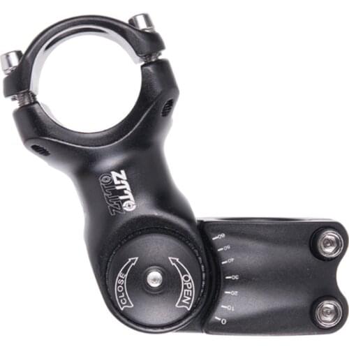 ZTTO MTB Road City Bike Bicycle Adjustable Stem Bicycle Parts 31.8mm 25.4mm 60 Riser 90 110 130mm Fiting For XC