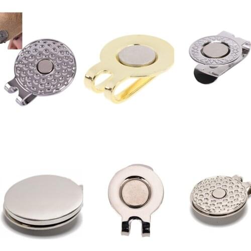 1Pcs Golf Hat Cap Clip Golf Ball Aiming Alloy magnet Marker Professional Golf Training Aids Accessories High Quality