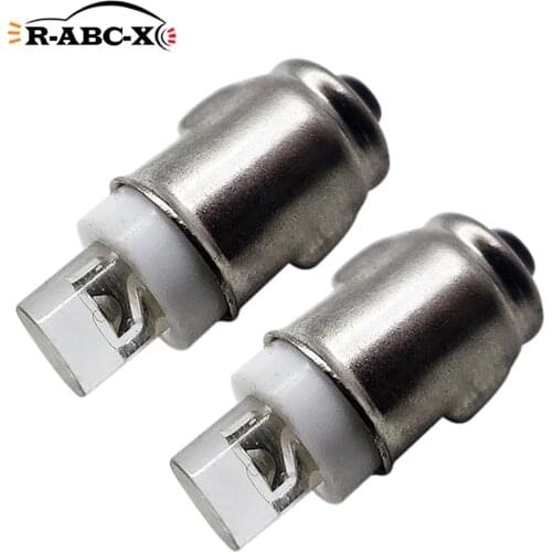 2Pcs BA7S Bottom'-' Positive Earth 12V LLB281 GLB281 LED Car Panel Lamp Instrument Warning Light White Blue Green Red Yellow