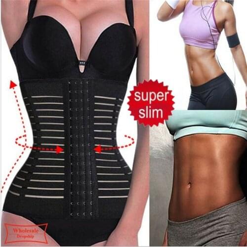 2021 Sexy Women Waist Trainer Shapers Body Control Corset Slimming Belt Body Shaper Modeling Strap Shapewear Plus Size 4XL 5XL