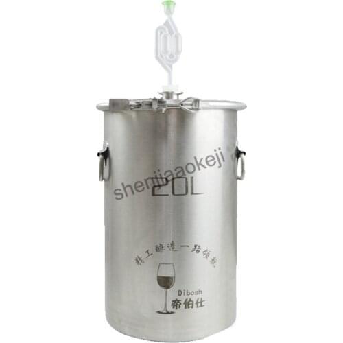 20L 304Stainless Steel Moonshine Distiller Copper Distiller Cooling Coil Alcohol Home Wine Making Whisky Brandy Distiller