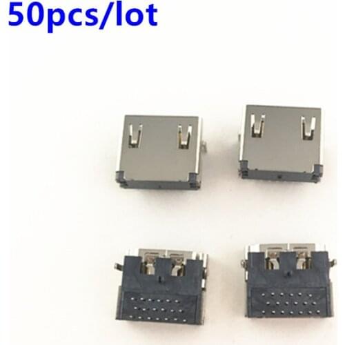 50pcs/lot HDMI-compatible Port Jack Socket Interface Connector Replacement For Playstation 3 PS3 HD PS 3 2000 2500 2K 2.5K
